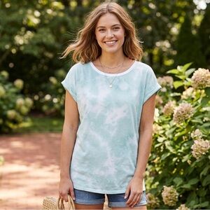 Wonderly Cloud-Wash Relaxed Tee Size XL